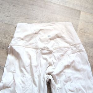 Lululemon Athletica Womens Size 6 All The Right Places Leggings in White EUC